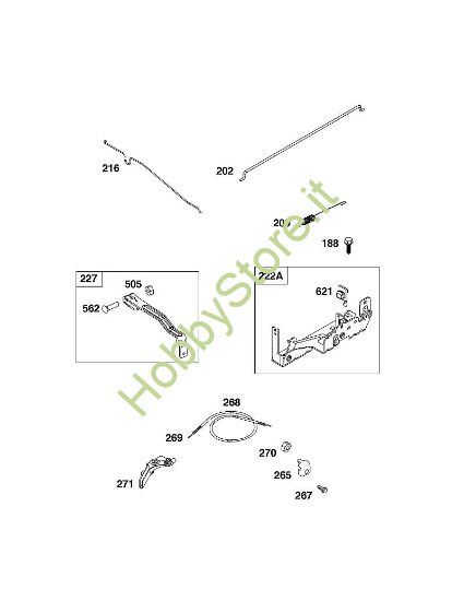 D - GRUPPO ELEMENTI DI COMANDO B&S - 09 €¦ 09P702-0229-H1 brand Stihl